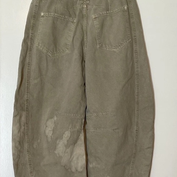 We the Free People Jeans Womens 30 Lucky You Mid Rise Barrel Distressed**READ*** - Picture 2 of 11